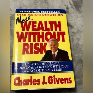 📚BOOK SALE 5 for $20📚 More Wealth Without Risk by Charles J. Givens, HC, 1991